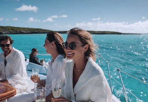 Azure Afternoon on a Private Yacht